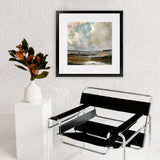 Shop Exmouth (Square) Art Print-Abstract, Blue, Brown, Dan Hobday, Square, View All-framed painted poster wall decor artwork