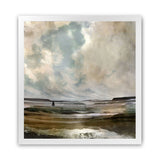 Shop Exmouth (Square) Art Print-Abstract, Blue, Brown, Dan Hobday, Square, View All-framed painted poster wall decor artwork