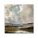 Shop Exmouth (Square) Art Print-Abstract, Blue, Brown, Dan Hobday, Square, View All-framed painted poster wall decor artwork