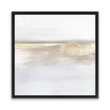 Shop Gold Light (Square) Canvas Art Print-Abstract, Dan Hobday, Neutrals, Square, View All, Yellow-framed wall decor artwork