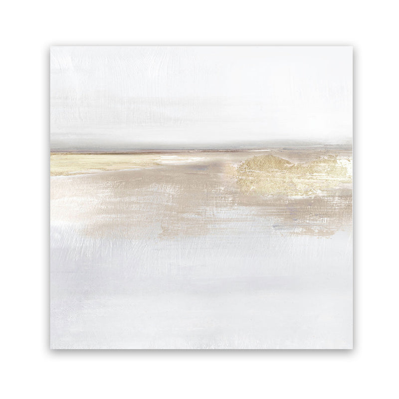 Shop Gold Light (Square) Art Print-Abstract, Dan Hobday, Neutrals, Square, View All, Yellow-framed painted poster wall decor artwork
