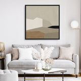 Shop Homeland (Square) Canvas Art Print-Abstract, Brown, Dan Hobday, Square, View All-framed wall decor artwork