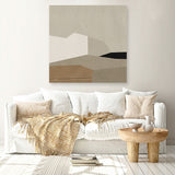 Shop Homeland (Square) Canvas Art Print-Abstract, Brown, Dan Hobday, Square, View All-framed wall decor artwork