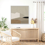 Shop Homeland (Square) Canvas Art Print-Abstract, Brown, Dan Hobday, Square, View All-framed wall decor artwork