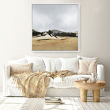 Shop Lazy Afternoon (Square) Canvas Art Print-Abstract, Brown, Dan Hobday, Grey, Square, View All-framed wall decor artwork