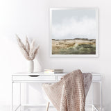 Shop Mexico (Square) Art Print-Abstract, Dan Hobday, Green, Neutrals, Square, View All-framed painted poster wall decor artwork