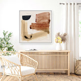 Shop Mind (Square) Canvas Art Print-Abstract, Brown, Dan Hobday, Square, View All-framed wall decor artwork