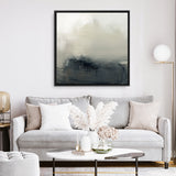 Shop Minus (Square) Canvas Art Print-Abstract, Black, Dan Hobday, Neutrals, Square, View All-framed wall decor artwork