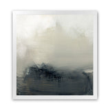 Shop Minus (Square) Art Print-Abstract, Black, Dan Hobday, Neutrals, Square, View All-framed painted poster wall decor artwork