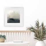 Shop Minus (Square) Art Print-Abstract, Black, Dan Hobday, Neutrals, Square, View All-framed painted poster wall decor artwork