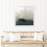 Shop Minus (Square) Art Print-Abstract, Black, Dan Hobday, Neutrals, Square, View All-framed painted poster wall decor artwork