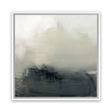 Shop Minus (Square) Canvas Art Print-Abstract, Black, Dan Hobday, Neutrals, Square, View All-framed wall decor artwork