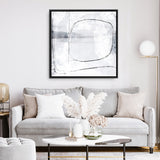 Shop Mood (Square) Canvas Art Print-Abstract, Dan Hobday, Neutrals, Square, View All-framed wall decor artwork