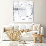 Shop Mood (Square) Canvas Art Print-Abstract, Dan Hobday, Neutrals, Square, View All-framed wall decor artwork