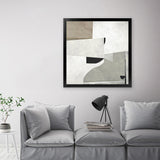 Shop Priory (Square) Art Print-Abstract, Dan Hobday, Neutrals, Square, View All-framed painted poster wall decor artwork