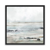 Shop Sandy Bay (Square) Canvas Art Print-Abstract, Dan Hobday, Neutrals, Square, View All-framed wall decor artwork