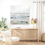 Shop Sandy Bay (Square) Canvas Art Print-Abstract, Dan Hobday, Neutrals, Square, View All-framed wall decor artwork