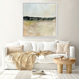 Shop The Glade (Square) Canvas Art Print-Abstract, Dan Hobday, Square, View All, Yellow-framed wall decor artwork