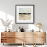 Shop The Glade (Square) Art Print-Abstract, Dan Hobday, Square, View All, Yellow-framed painted poster wall decor artwork