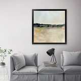 Shop The Glade (Square) Art Print-Abstract, Dan Hobday, Square, View All, Yellow-framed painted poster wall decor artwork