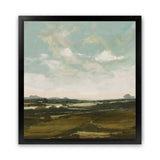 Shop Valley View (Square) Art Print-Abstract, Blue, Dan Hobday, Green, Square, View All-framed painted poster wall decor artwork