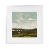 Shop Valley View (Square) Art Print-Abstract, Blue, Dan Hobday, Green, Square, View All-framed painted poster wall decor artwork