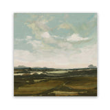 Shop Valley View (Square) Art Print-Abstract, Blue, Dan Hobday, Green, Square, View All-framed painted poster wall decor artwork