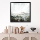 Shop Natural Land (Square) Art Print-Abstract, Dan Hobday, Green, Square, View All, White-framed painted poster wall decor artwork