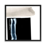 Shop Adjacent 2 (Square) Canvas Art Print-Abstract, Black, Dan Hobday, Square, View All-framed wall decor artwork