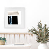 Shop Adjacent 2 (Square) Art Print-Abstract, Black, Dan Hobday, Square, View All-framed painted poster wall decor artwork