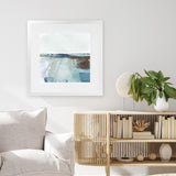 Shop Adventure (Square) Art Print-Abstract, Blue, Dan Hobday, Square, View All-framed painted poster wall decor artwork