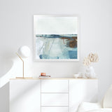 Shop Adventure (Square) Art Print-Abstract, Blue, Dan Hobday, Square, View All-framed painted poster wall decor artwork