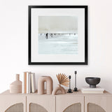 Shop Beachy (Square) Art Print-Abstract, Dan Hobday, Neutrals, Square, View All-framed painted poster wall decor artwork