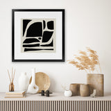 Shop Boom (Square) Art Print-Abstract, Black, Dan Hobday, Square, View All-framed painted poster wall decor artwork