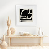 Shop Boom (Square) Art Print-Abstract, Black, Dan Hobday, Square, View All-framed painted poster wall decor artwork