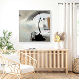 Shop Boulevard (Square) Canvas Art Print-Abstract, Dan Hobday, Neutrals, Square, View All-framed wall decor artwork