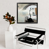 Shop Boulevard (Square) Art Print-Abstract, Dan Hobday, Neutrals, Square, View All-framed painted poster wall decor artwork