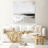 Shop Breezy (Square) Canvas Art Print-Abstract, Dan Hobday, Neutrals, Square, View All-framed wall decor artwork