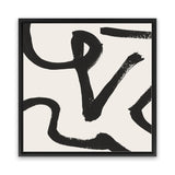 Shop Brooklyn 1 (Square) Canvas Art Print-Abstract, Black, Dan Hobday, Neutrals, Square, View All-framed wall decor artwork