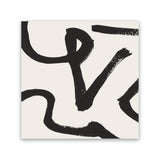 Shop Brooklyn 1 (Square) Canvas Art Print-Abstract, Black, Dan Hobday, Neutrals, Square, View All-framed wall decor artwork