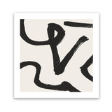Shop Brooklyn 1 (Square) Art Print-Abstract, Black, Dan Hobday, Neutrals, Square, View All-framed painted poster wall decor artwork
