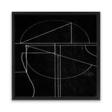 Shop Buia (Square) Canvas Art Print-Abstract, Black, Dan Hobday, Square, View All-framed wall decor artwork