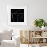 Shop Buia (Square) Art Print-Abstract, Black, Dan Hobday, Square, View All-framed painted poster wall decor artwork