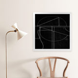 Shop Buia (Square) Art Print-Abstract, Black, Dan Hobday, Square, View All-framed painted poster wall decor artwork