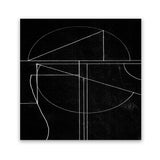 Shop Buia (Square) Art Print-Abstract, Black, Dan Hobday, Square, View All-framed painted poster wall decor artwork