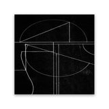 Shop Buia (Square) Canvas Art Print-Abstract, Black, Dan Hobday, Square, View All-framed wall decor artwork