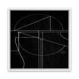 Shop Buia (Square) Canvas Art Print-Abstract, Black, Dan Hobday, Square, View All-framed wall decor artwork