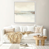 Shop Calm 3 (Square) Canvas Art Print-Abstract, Dan Hobday, Neutrals, Square, View All-framed wall decor artwork