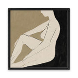 Shop Chill (Square) Canvas Art Print-Abstract, Black, Brown, Dan Hobday, Square, View All-framed wall decor artwork