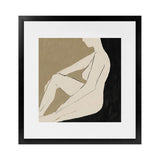 Shop Chill (Square) Art Print-Abstract, Black, Brown, Dan Hobday, Square, View All-framed painted poster wall decor artwork